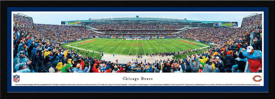 Chicago Bears - 50 Yard Line - Select Frame - 757 Sports Collectibles