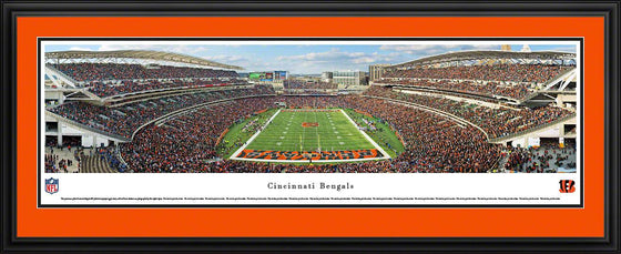 Cincinnati Bengals - End Zone - Deluxe Frame - 757 Sports Collectibles