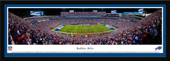 Buffalo Bills - 50 Yard Line Night Game - Select Frame - 757 Sports Collectibles