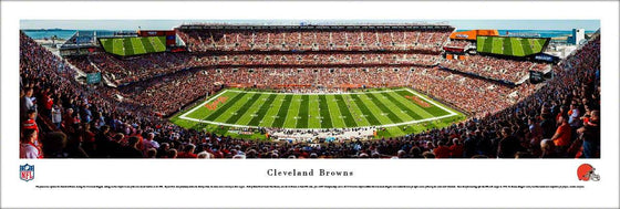 Cleveland Browns - 50 Yard Line at FirstEngergy Stadium - Unframed - 757 Sports Collectibles