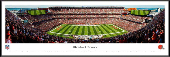 Cleveland Browns - 50 Yard Line at FirstEngergy Stadium - Standard Frame - 757 Sports Collectibles