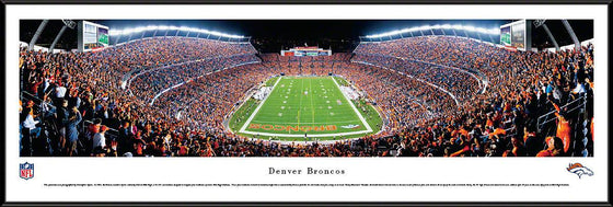 Denver Broncos - End Zone - Standard Frame - 757 Sports Collectibles