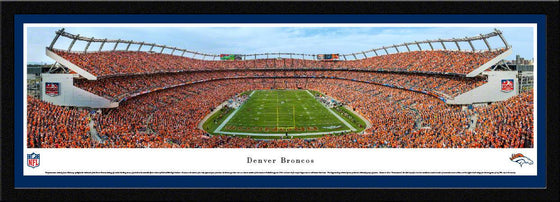 Denver Broncos - Mile High Stadium - Select Frame - 757 Sports Collectibles