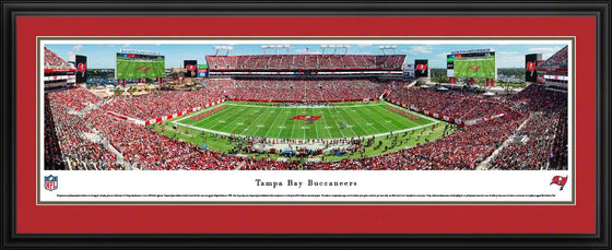Tampa Bay Buccaneers - 50 Yard - Deluxe Frame - 757 Sports Collectibles
