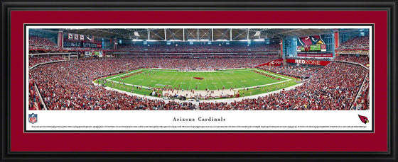 Arizona Cardinals  University of Phoenix  17" x 44" Standard Framed Panoramic Photo - 757 Sports Collectibles
