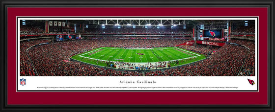 Arizona Cardinals - 50 Yard Line - Deluxe Frame - 757 Sports Collectibles