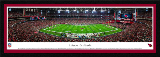 Arizona Cardinals - 50 Yard Line - Select Frame - 757 Sports Collectibles