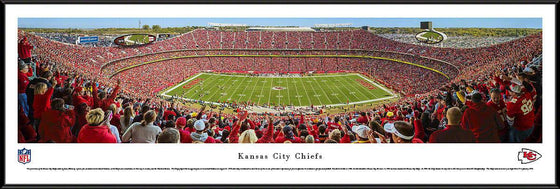 Kansas City Chiefs - 50 Yard Line Day - Standard Frame - 757 Sports Collectibles