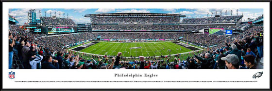 Philadelphia Eagles - 50 Yard Line - Standard Frame - 757 Sports Collectibles