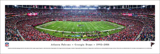 Atlanta Falcons - Final Game at Georgia Dome - Unframed - 757 Sports Collectibles