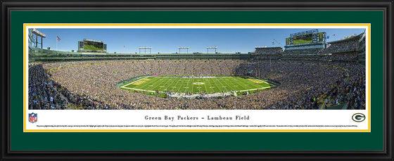 Green Bay Packers - 50 Yard - Deluxe Frame - 757 Sports Collectibles
