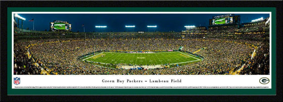 Green Bay Packers - 50 Yard - Night - Select Frame - 757 Sports Collectibles