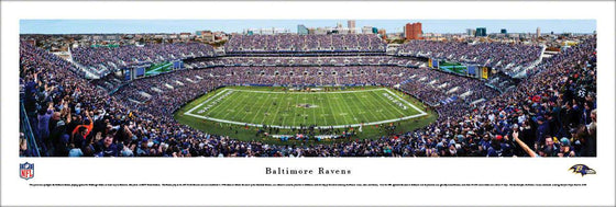 Baltimore Ravens - 50 Yard Line - Unframed - 757 Sports Collectibles