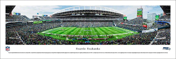 Seattle Seahawks - 50 Yard Line - Unframed - 757 Sports Collectibles