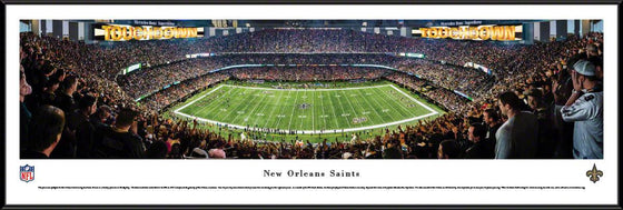 New Orleans Saints - 50 Yard Line - Standard Frame - 757 Sports Collectibles