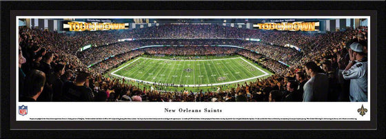 New Orleans Saints - 50 Yard Line - Select Frame - 757 Sports Collectibles