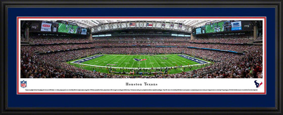 Houston Texans - 50 Yard Line - Deluxe Frame - 757 Sports Collectibles
