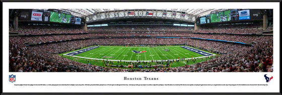 Houston Texans - 50 Yard Line - Standard Frame - 757 Sports Collectibles