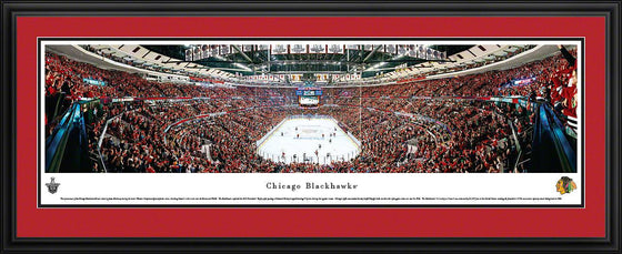 Chicago Blackhawks - End Zone - Deluxe Frame - 757 Sports Collectibles