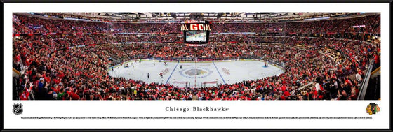 Chicago Blackhawks - Center Ice at United Center - Standard Frame - 757 Sports Collectibles