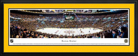 Boston Bruins - Center Ice - Deluxe Frame - 757 Sports Collectibles