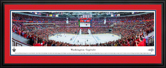 Washington Capitals - Center Ice - Deluxe Frame - 757 Sports Collectibles