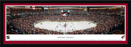 Arizona Coyotes - Center Ice - Select Frame - 757 Sports Collectibles