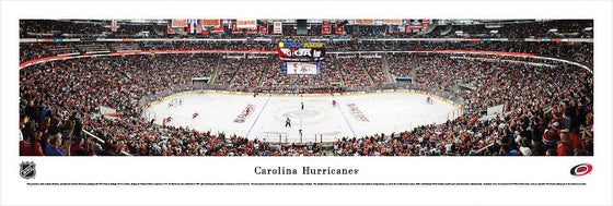 Carolina Hurricanes - Center Ice - Unframed - 757 Sports Collectibles