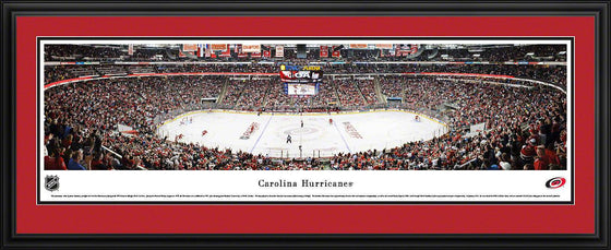 Carolina Hurricanes - Center Ice - Deluxe Frame - 757 Sports Collectibles