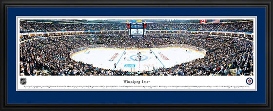 Winnipeg Jets - Center Ice - Deluxe Frame - 757 Sports Collectibles