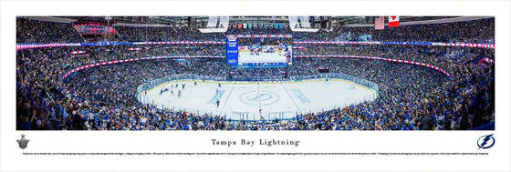 Tampa Bay Lightning - Center Ice - Unframed - 757 Sports Collectibles