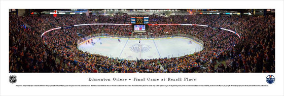 EDMONTON OILERS - Final Game at Rexall  - Unframed - 757 Sports Collectibles