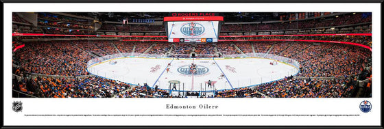 Edmonton Oilers - 1st Game at Rogers Place - Standard Frame - 757 Sports Collectibles