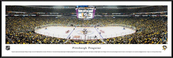 Pittsburgh Penguins - Center Ice at PPG Paints Arena - Standard Frame - 757 Sports Collectibles