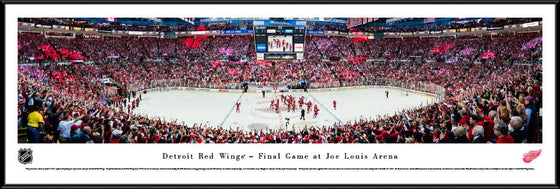 Detroit Red Wings - Final Game at Joe Louis Arena - Standard Frame - 757 Sports Collectibles