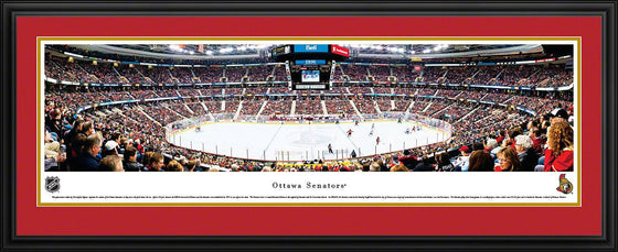Ottawa Senators - Center Ice - Deluxe Frame - 757 Sports Collectibles