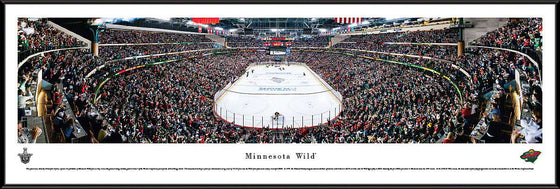 Minnesota Wild - End Zone - Standard Frame - 757 Sports Collectibles