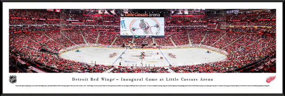 Detroit Red Wings - 1st Game at Little Caesars Arena - Standard Frame - 757 Sports Collectibles