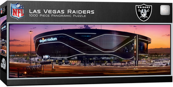 Stadium Panoramic - Las Vegas Raiders 1000 Piece NFL Sports Puzzle