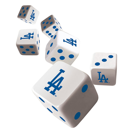 MLB Los Angeles Dodgers 6 Piece D6 Gaming Dice Set