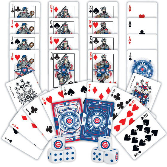 MLB Chicago Cubs 2-Pack Playing cards & Dice set