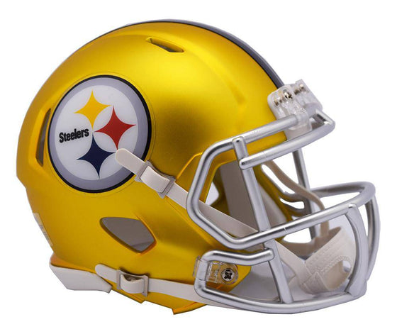Pittsburgh Steelers Riddell Blaze Alternate Speed Mini Helmet - 757 Sports Collectibles
