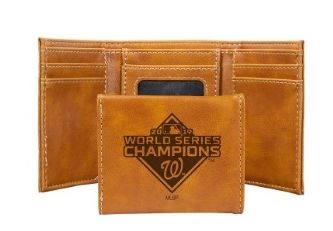 Washington Nationals 2019 World Series Champions Trifold Laser Engraved Wallet