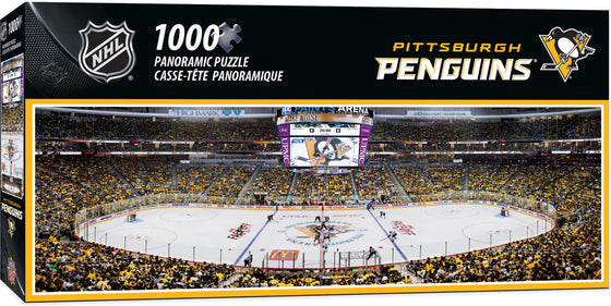Stadium Panoramic - Pittsburgh Penguins 1000 Piece Puzzle - Center View
