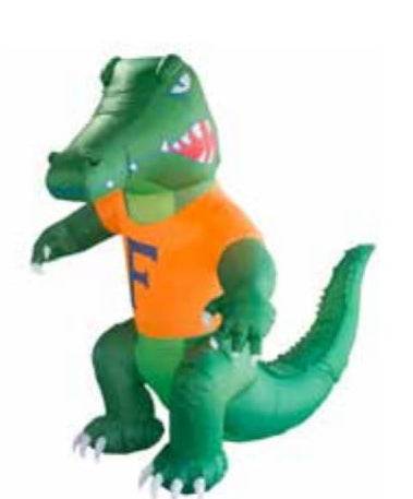 Florida Gators 7 Ft Tall Inflatable Mascot - 757 Sports Collectibles