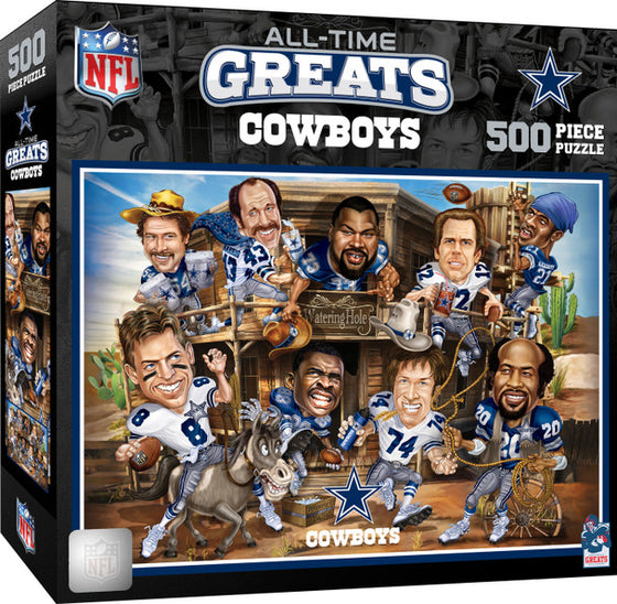 Dallas Cowboys - All Time Greats 500 Piece NFL Sports Puzzle - 757 Sports Collectibles