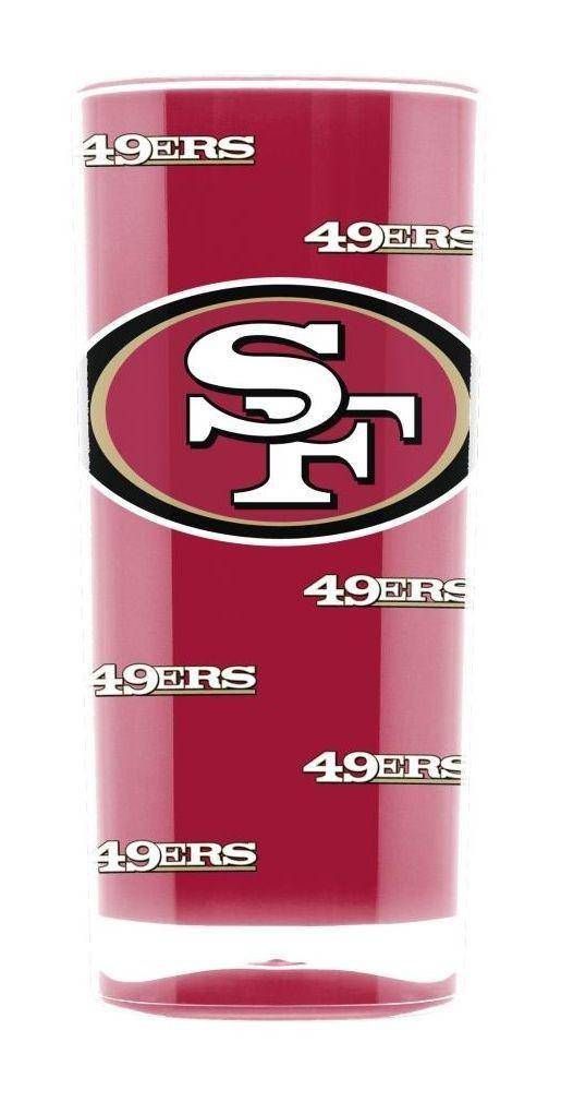 NFL San Francisco 49ers 16oz Square Insulated Acrylic Tumbler - 757 Sports Collectibles