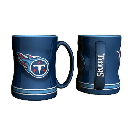 Boelter Brands NFL 14oz Ceramic Relief Sculpted Mug(1) PICK YOUR TEAM (Tennessee Titans)