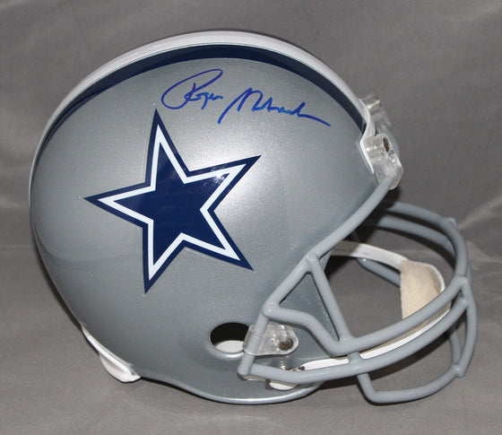 Dallas Cowboys Roger Staubach Autographed Signed FS Replica Full-Size Helmet - JSA Authentication