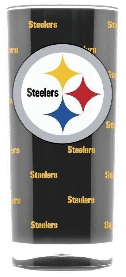 NFL Pittsburgh Steelers 16oz Square Insulated Acrylic Tumbler - 757 Sports Collectibles